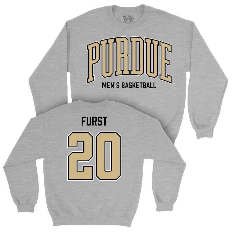 Men's Basketball Sport Grey Arch Crew - Joshua Furst | #20