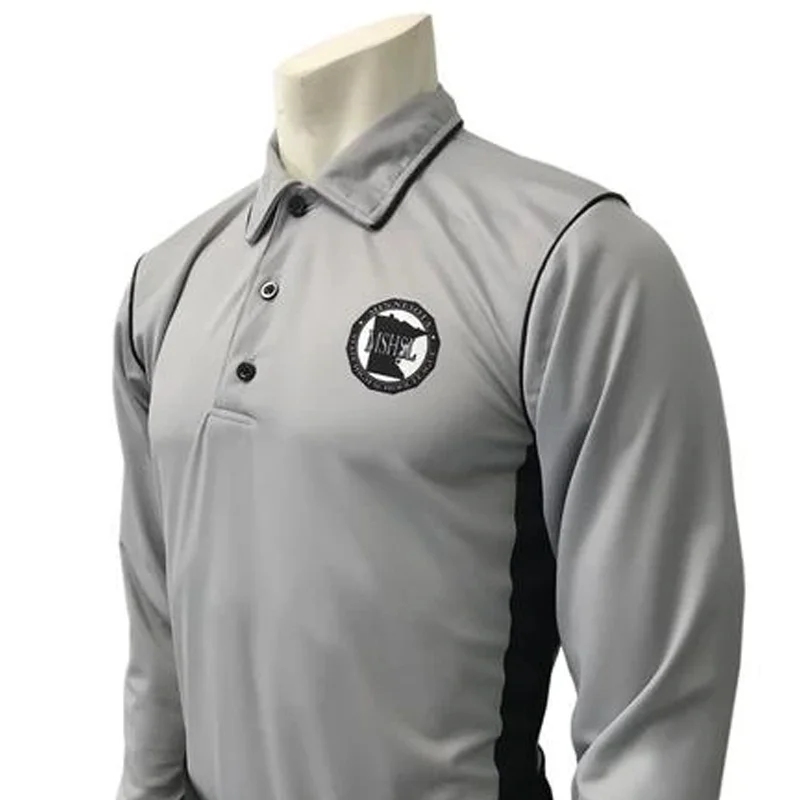 Minnesota MSHSL Logo Grey Long Sleeve Volleyball Shirts