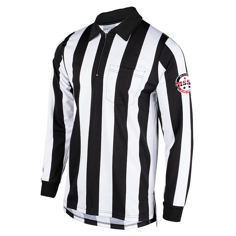 MSSO Logo 2" Stripe Long Sleeve Football Shirt