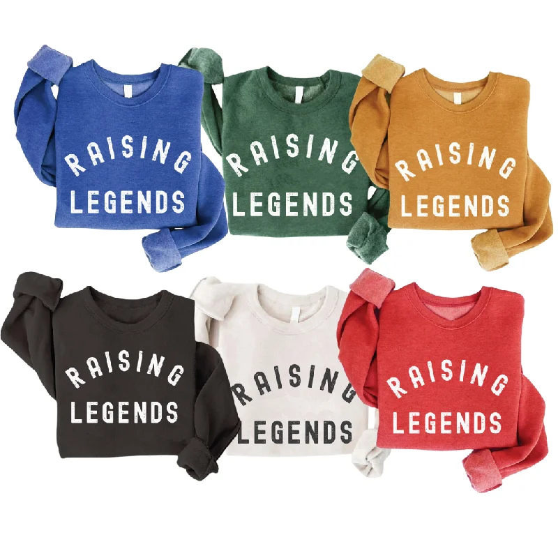 Multiple colors -Raising Legends Quality Softstyle Sweatshirt/ Sports Mom Sweatshirt/ Baseball Mom/Football Mom