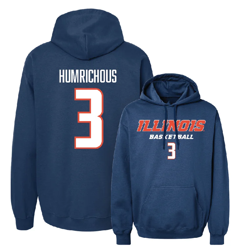 Navy Illinois Classic Hoodie  - Benjamin Humrichous