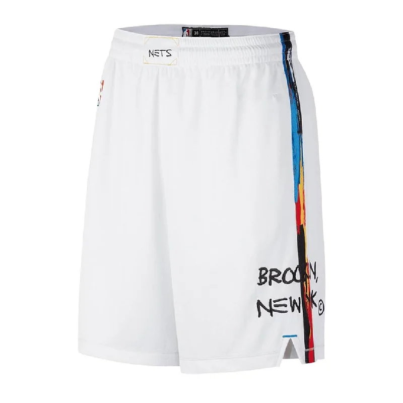 NBA - Kids' (Junior) Brooklyn Nets City Edition Swingman Shorts (HZ2B7BC9H NYN)