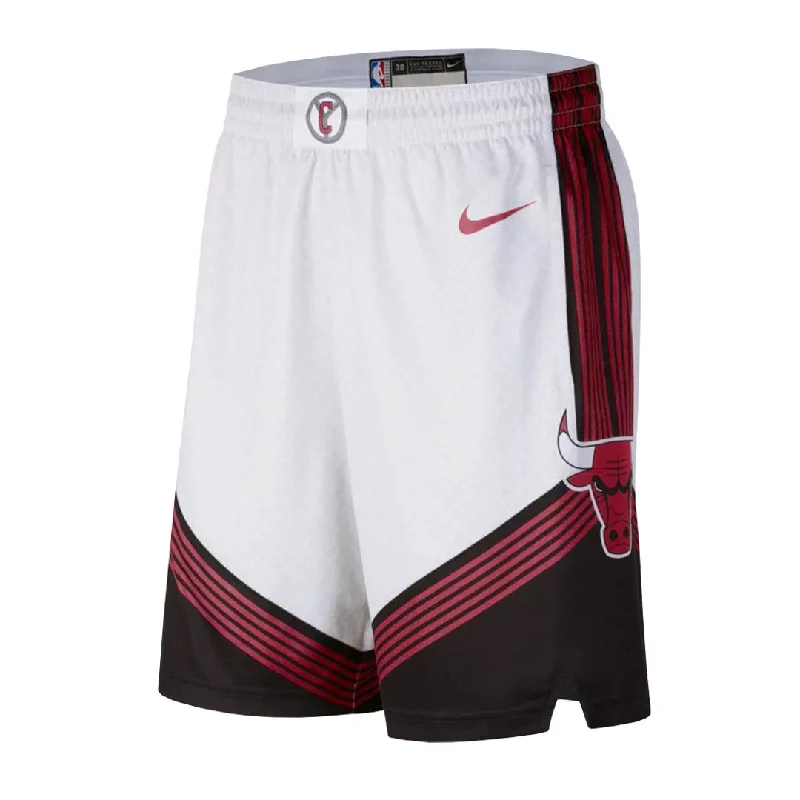 NBA - Kids' (Junior) Chicago Bulls City Edition Swingman Shorts (HZ2B7BC9H BUL)