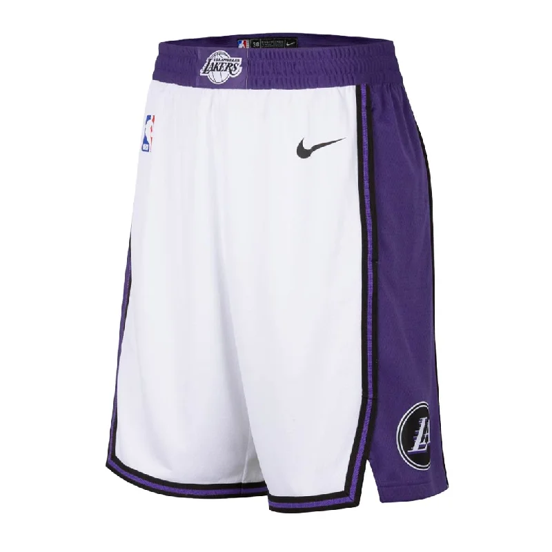 NBA - Kids' (Junior) LA Lakers City Edition Swingman Shorts (HZ2B7BC9H LAK)