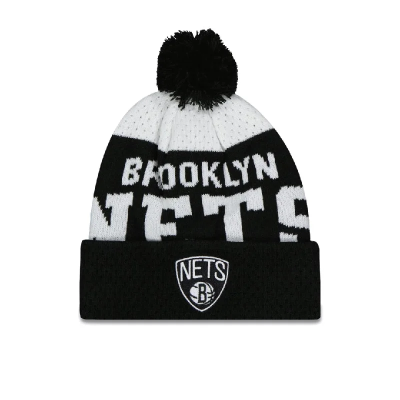 NBA - Kids' (Youth) Brooklyn Nets Collegiate Arch Knit Hat (HK2BOBC8P NYN)