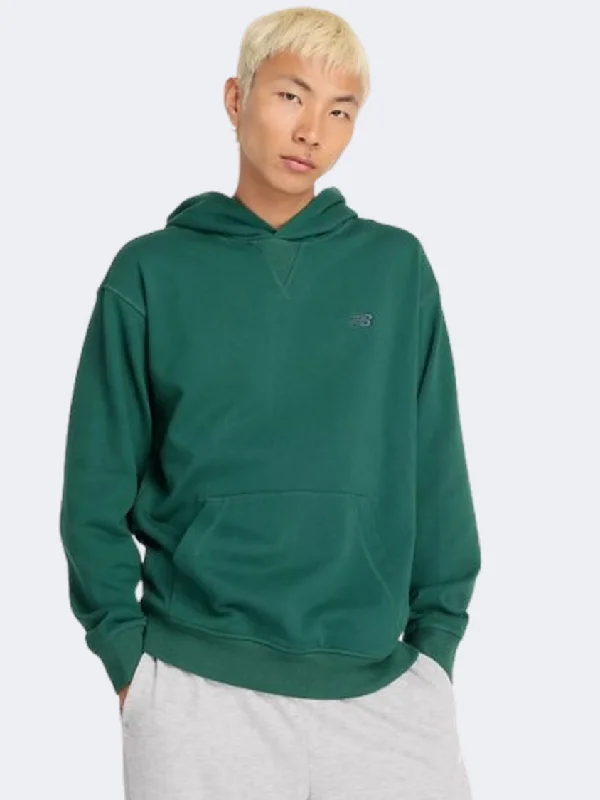 New Balance Athletics French Terry Men Lifestyle Hoody Nightwatch Green