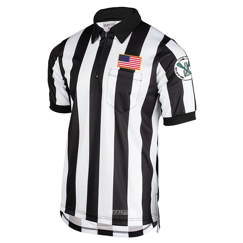 NHLOA Logo 2" Stripe Short Sleeve Lacrosse Shirts