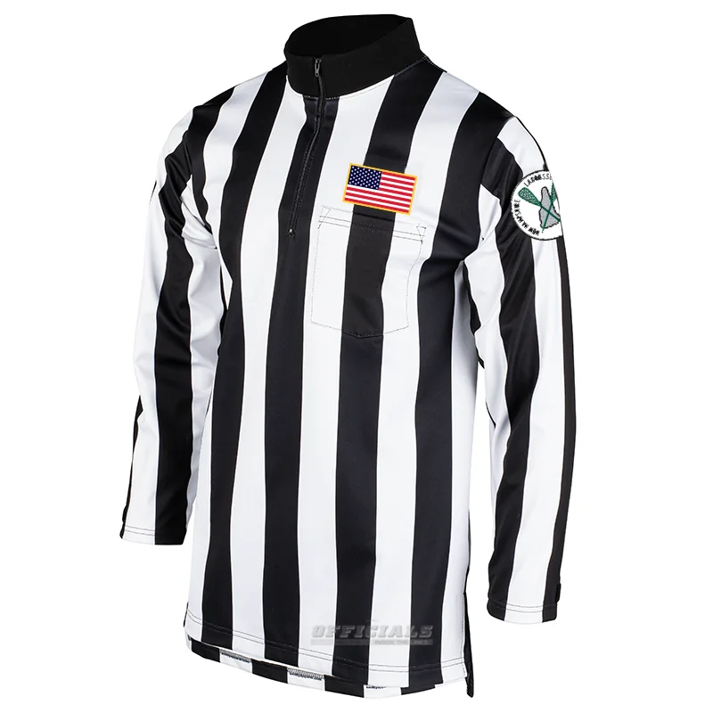 NHLOA Logo 2" Stripe Water Resistant Single Layer Shirt