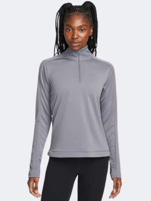 Nike Df Pacer Women Running Long Sleeve Smoke Grey