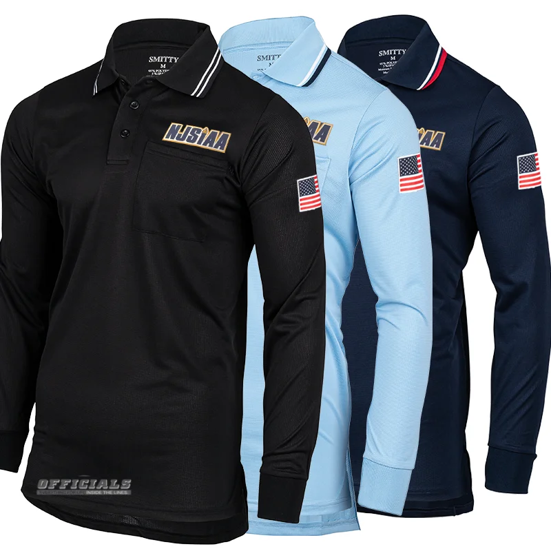 NJSIAA Logo Long Sleeve Umpire Shirts