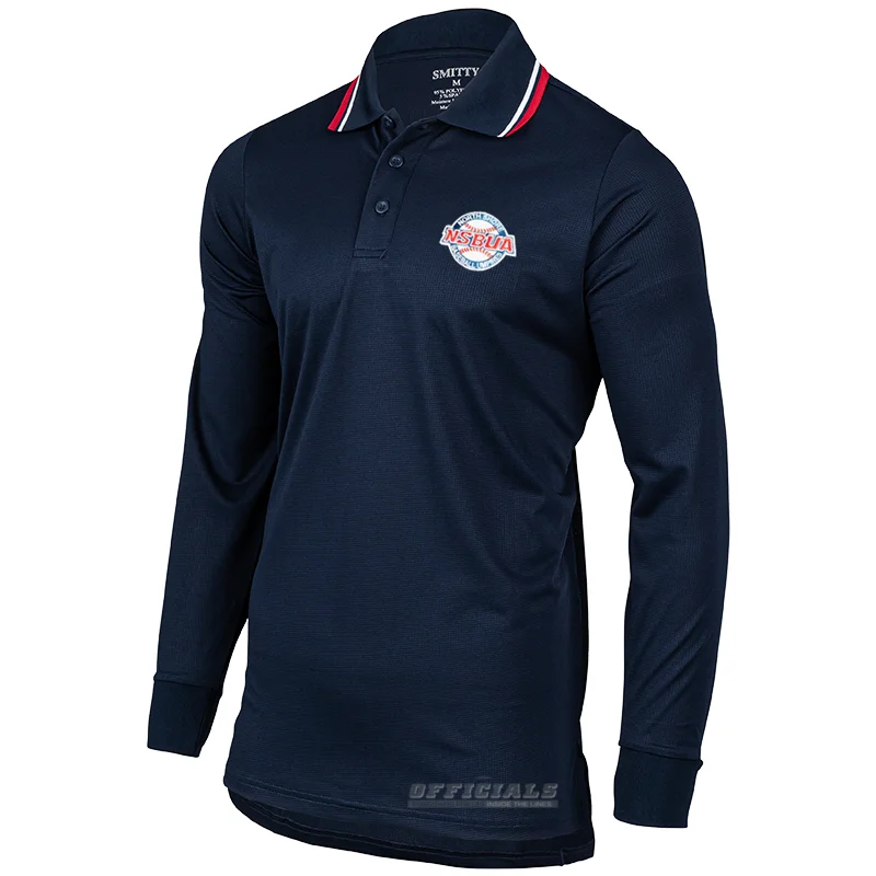 NSBUA Logo Long Sleeve Umpire Shirt