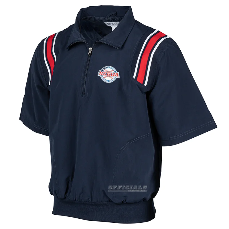 NSBUA Logo Short Sleeve Pullover Umpire Jacket