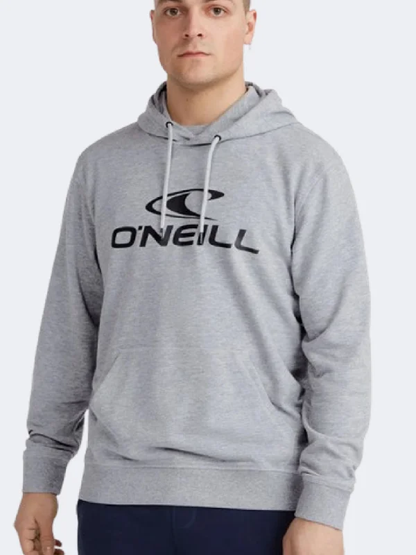 Oneill Logo Men Lifestyle Hoody Silver Melee