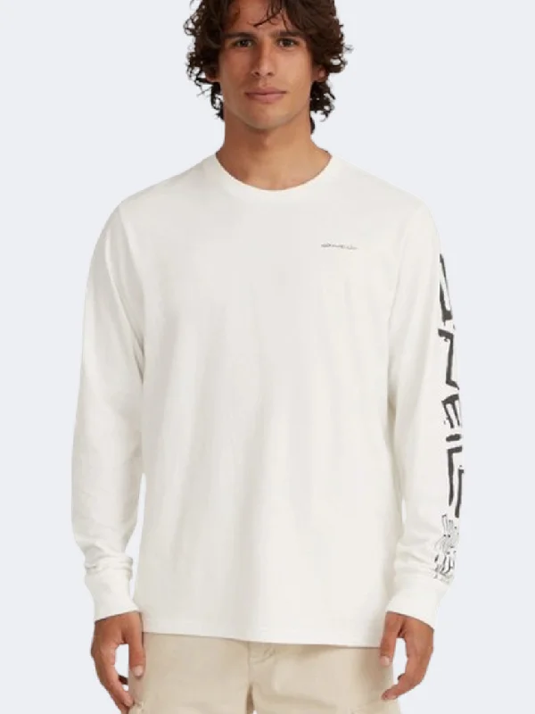 Oneill Surf Heroes Men Lifestyle Long Sleeve Snow White