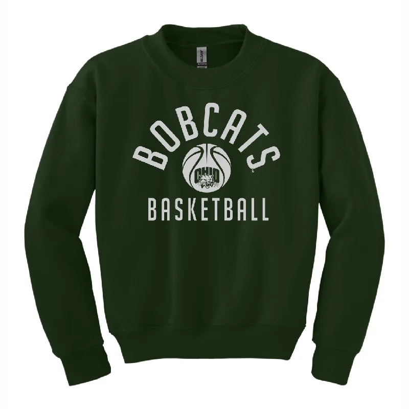 Ohio Basketball Basic Youth Green Sweatshirt