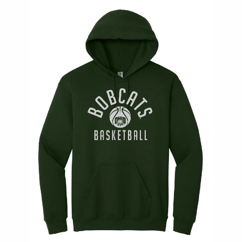 Ohio Basketball Men's Basic Green Hoodie