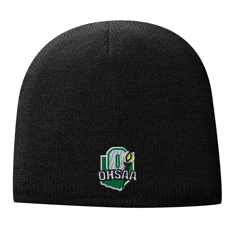 OHSAA Logo Fleece Lined Track & Field Beanie Cap