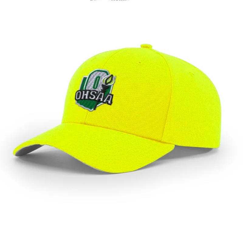 OHSAA Logo Safety Yellow Track Hat