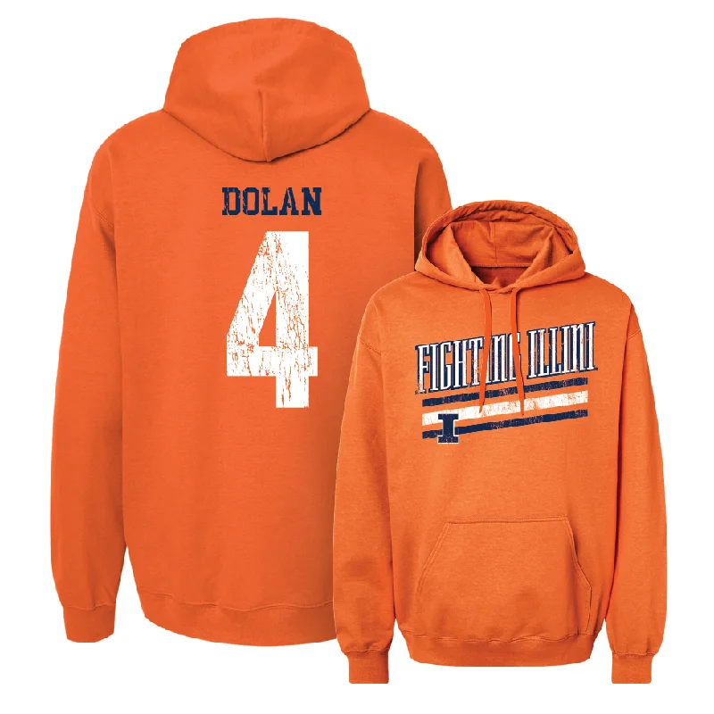 Orange Slant Hoodie  - Gretchen Dolan