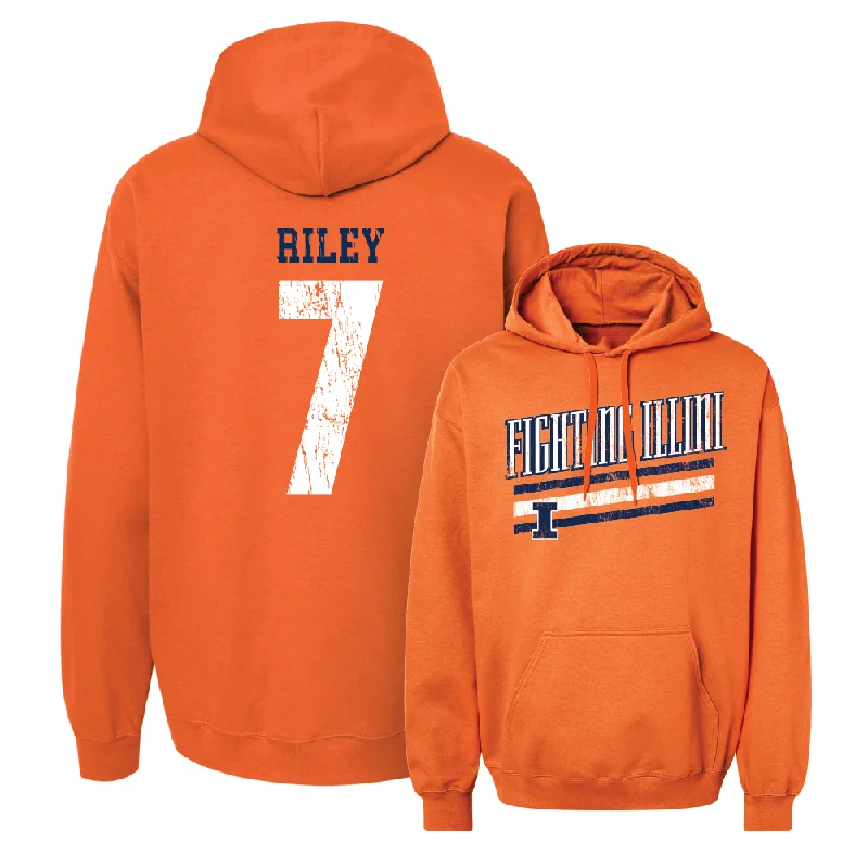 Orange Slant Hoodie  - Will Riley