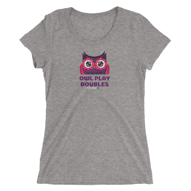 Owl Play Doubles Ladies' short sleeve