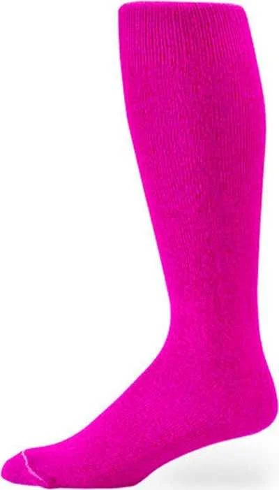 Pro Feet 110-112 Polyester Multi-Sport Tube Socks - Hot Pink