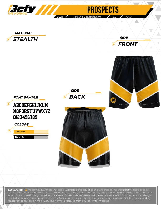 Prospects Basketball Youth-Mens basketball shorts