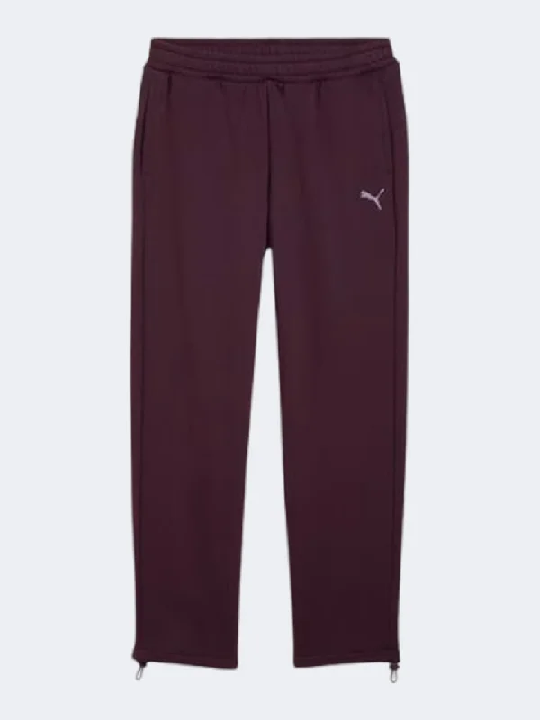 Puma Motion Women Lifestyle Pant Midnight Plum