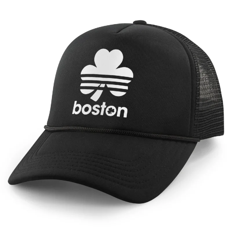 Retro Boston Shamrock Foam Trucker Hat