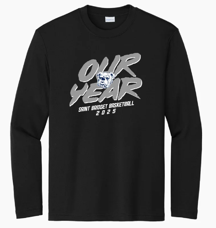 Saint Bridget Basketball Sport-Tek Youth Long Sleeve PosiCharge Competitor Tee