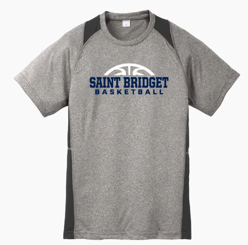 Saint Bridget Basketball Sport-Tek Youth Short Sleeve Colorblock Contender Tee