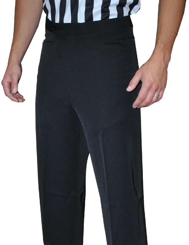 Smitty | BKS-280 | 4-Way Stretch Flat Front Referee Pants w/ Western Cut Pockets | Basketball | Wrestling