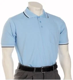 Smitty Traditional Performance Mesh Umpire Shirt - Powder Blue