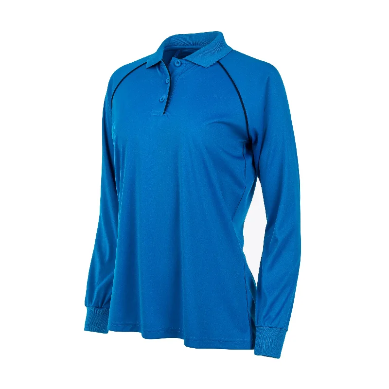 Smitty Women's Blue Long Sleeve Volleyball Shirt