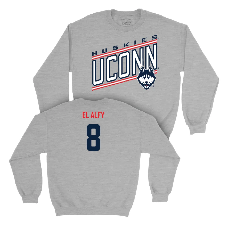 Sport Grey Women's Basketball Vintage Crewneck - Jana El Alfy