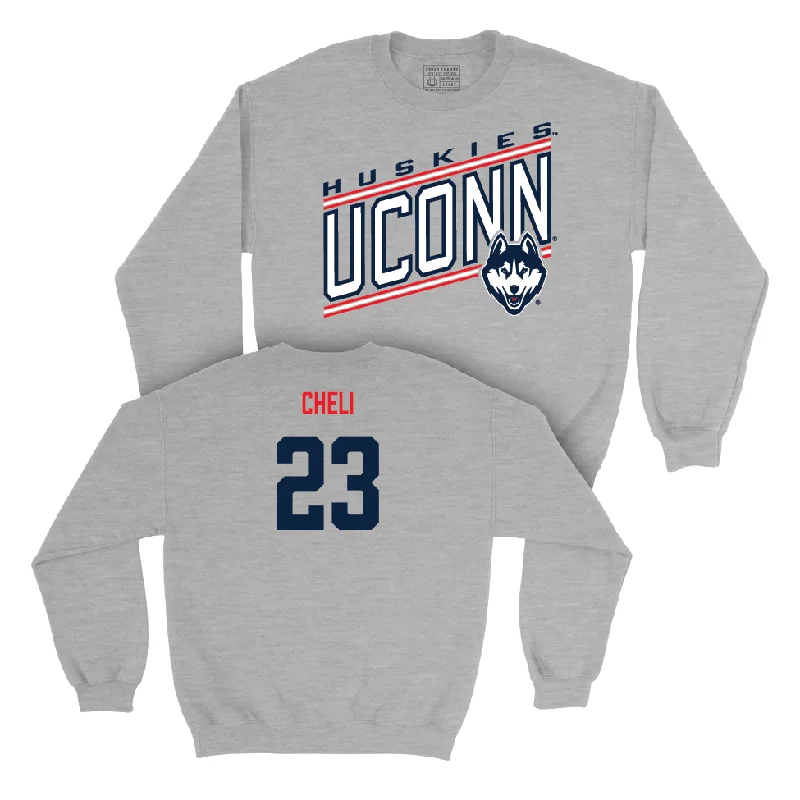 Sport Grey Women's Basketball Vintage Crewneck  - Morgan Cheli