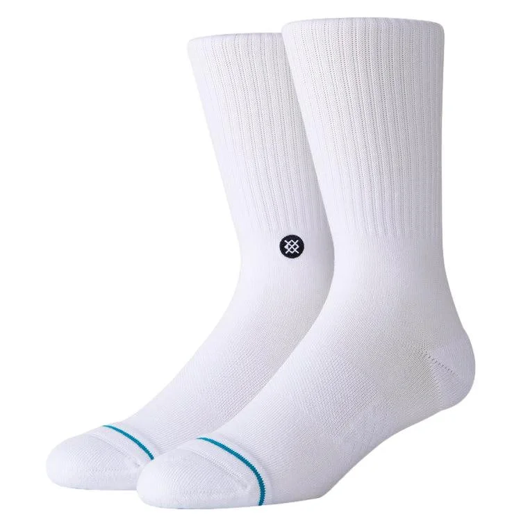 Stance Icon 3 Pack Mens Sock White