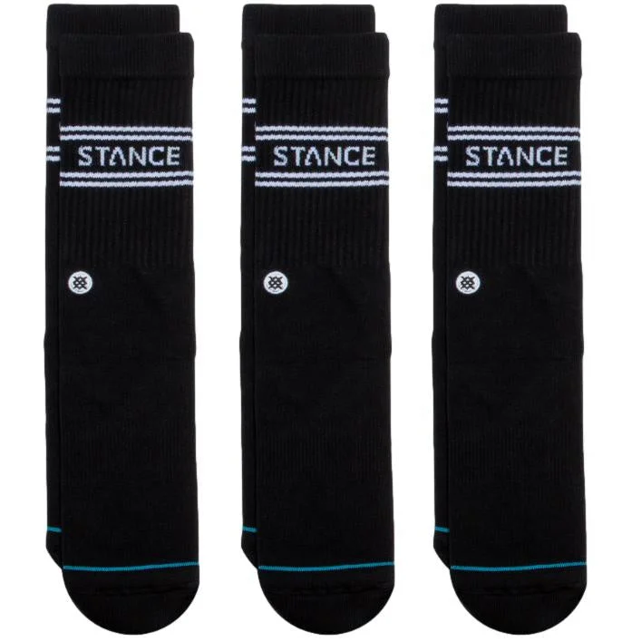 Stance Mens Socks Basic Black - 3 Pack