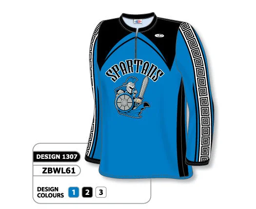 Athletic Knit Sublimated Long Sleeve Basketball Shooting Shirt Design 1307