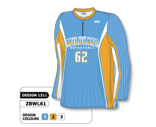 Athletic Knit Sublimated Long Sleeve Basketball Shooting Shirt Design 1311