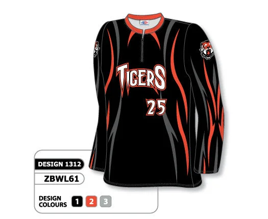 Athletic Knit Sublimated Long Sleeve Basketball Shooting Shirt Design 1312