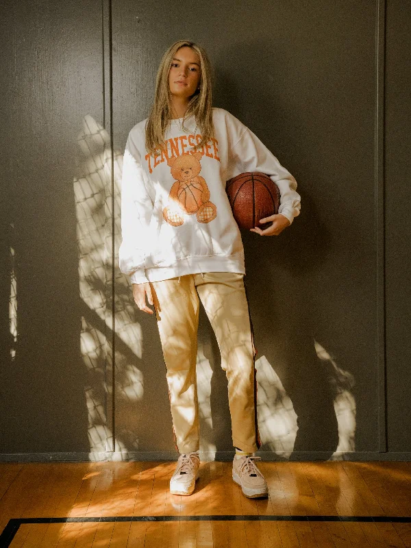 Tennessee Vols Basketball Bear White Sweatshirt