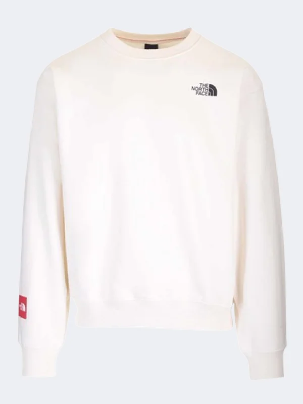 The North Face Axys Men Lifestyle Sweatshirt White Dune