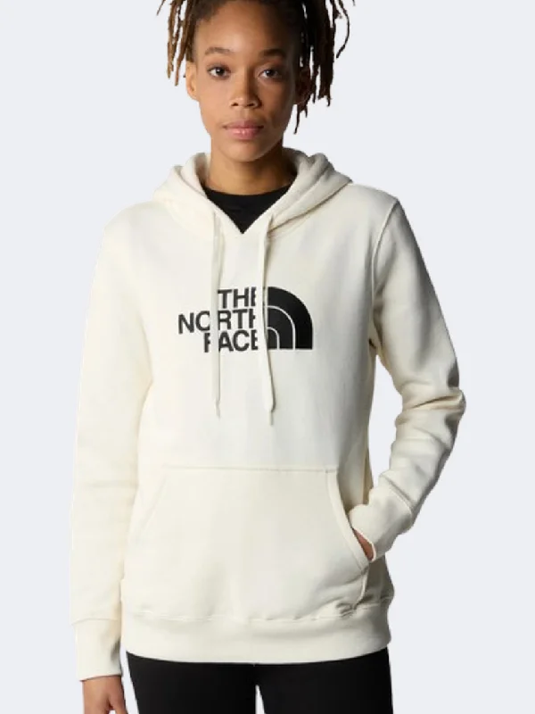 The North Face Drew Peak Women Lifestyle Sweatshirt White Dune