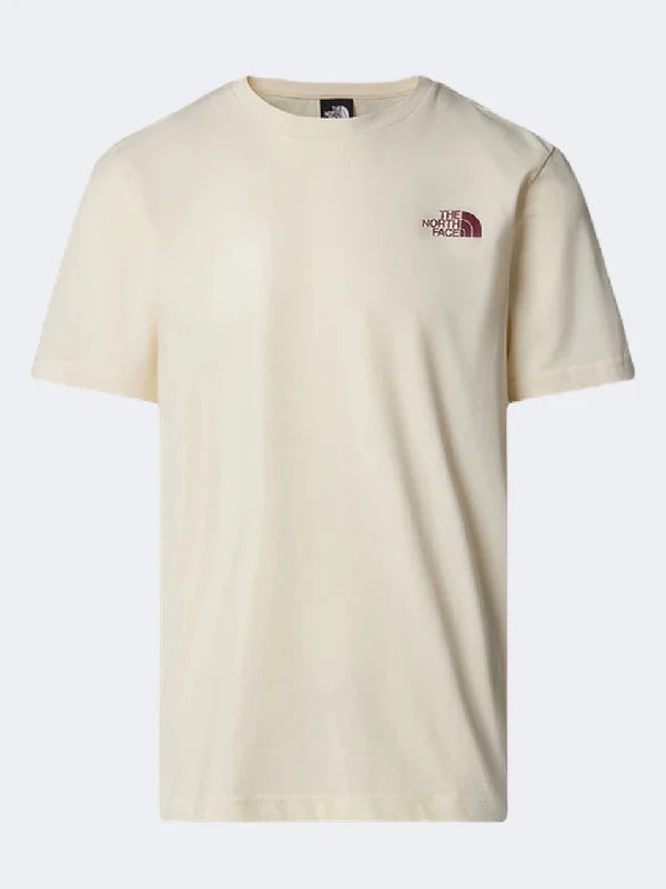 The North Face Topographic Men Lifestyle T-Shirt White Dune