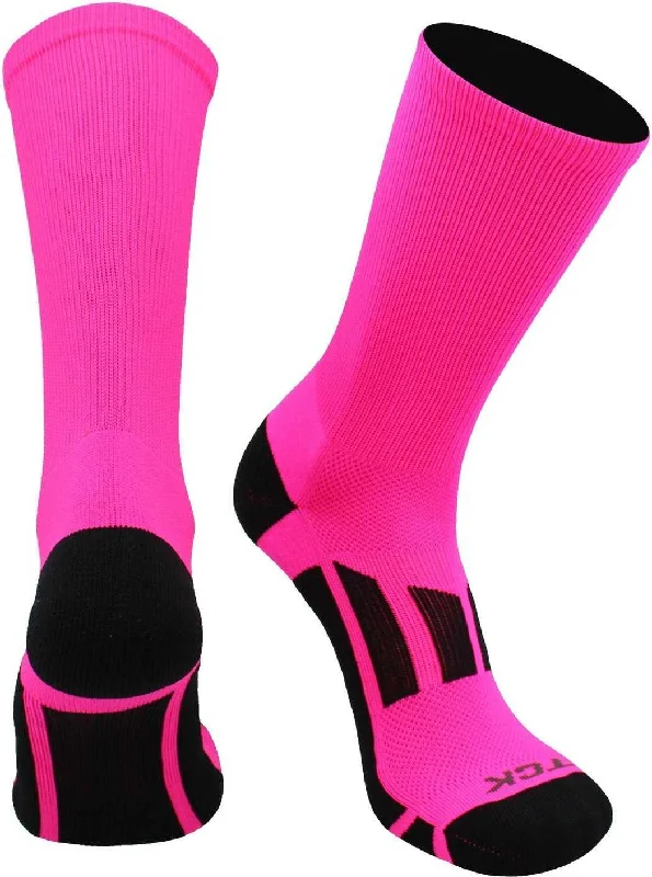 TCK Elite Performance 2.0 Crew Socks - Hot Pink