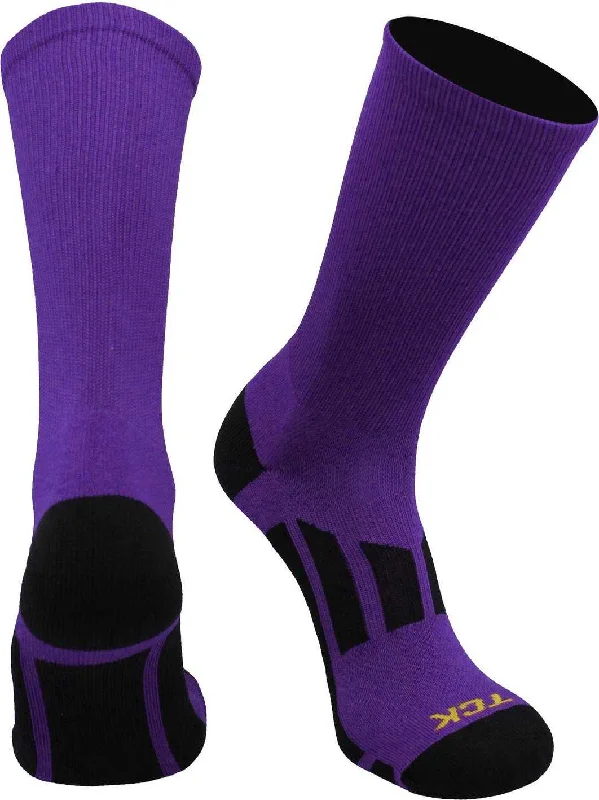 TCK Elite Performance 2.0 Crew Socks - Purple