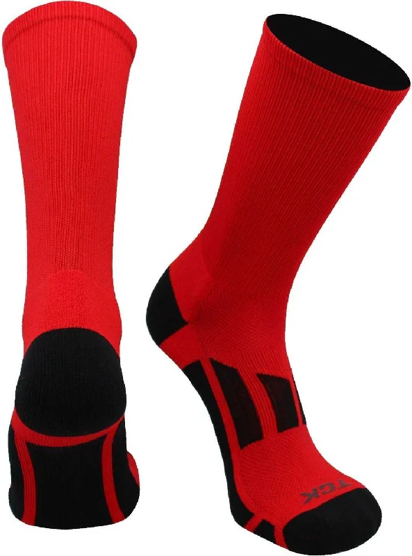 TCK Elite Performance 2.0 Crew Socks - Scarlet