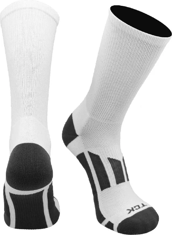 TCK Elite Performance 2.0 Crew Socks - White