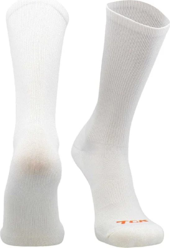 TCK Prosport Mid Crew Socks - White